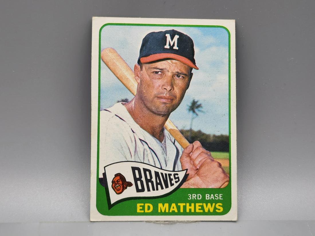 1965 Topps Ed Mathews #500 HOF (1 of 2)