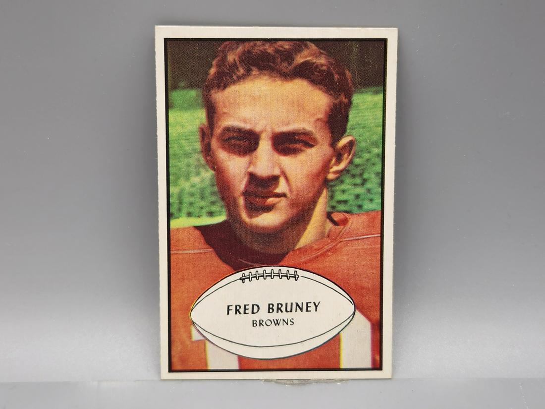 1953 Bowman Fred Bruney #49 Short Print (1 of 2)