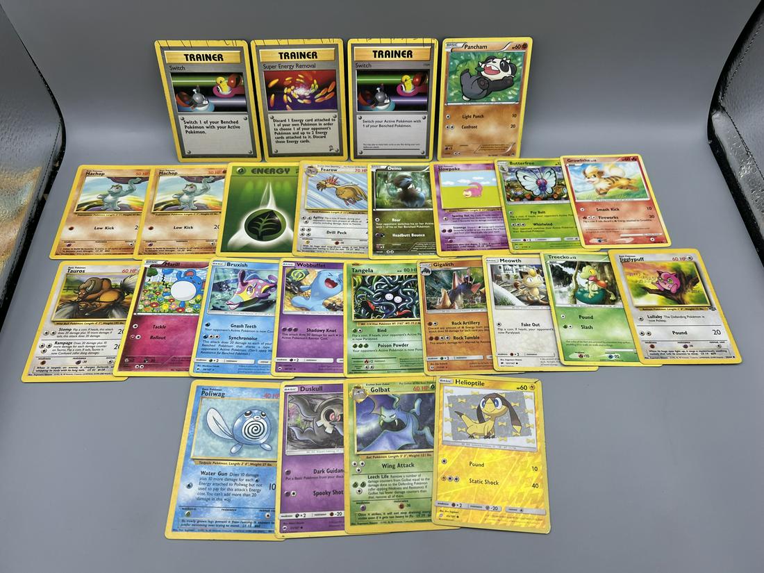 Lot of (25) Assorted Pokemon CCG Trading Cards - Varying Conditions (1 of 2)