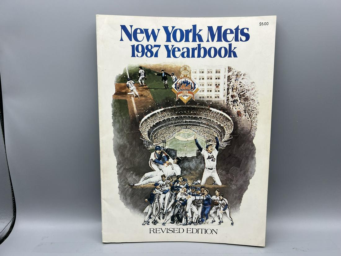 1987 New York Mets Yearbook - Following 1986 World Series Win (1 of 2)