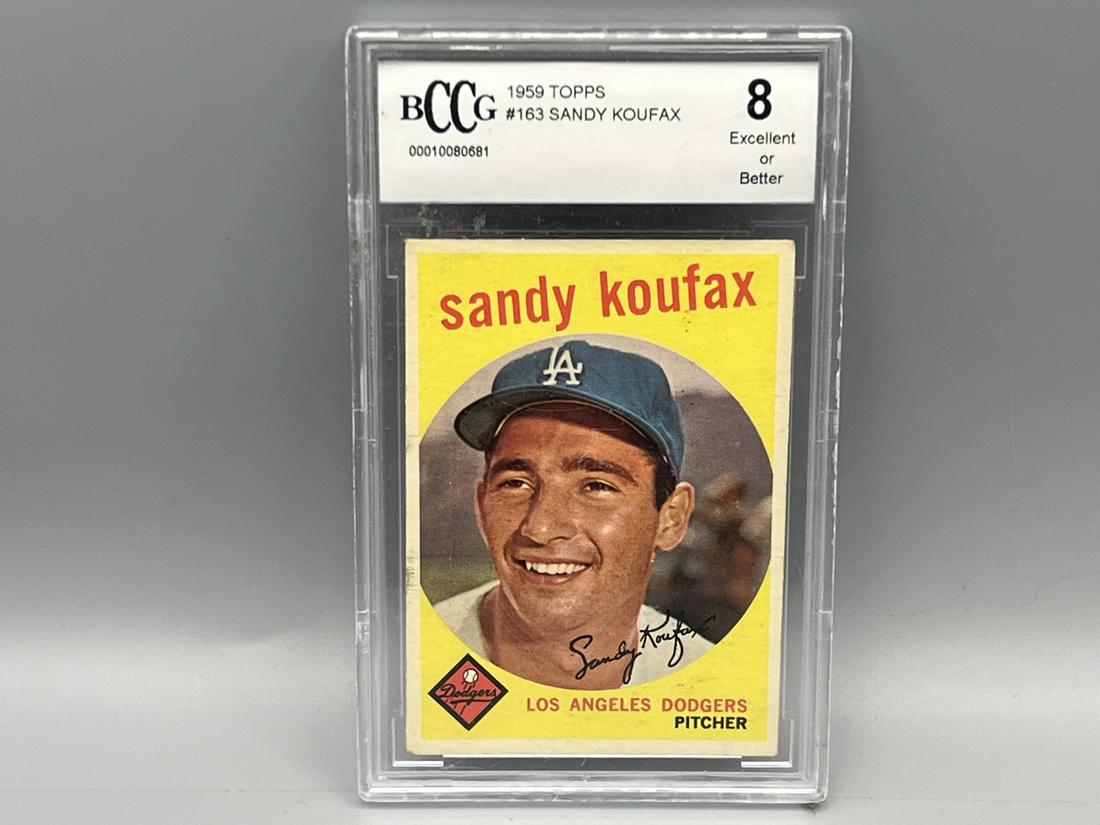 1959 Topps Sandy Koufax #163 BCCG EX 8 (1 of 2)