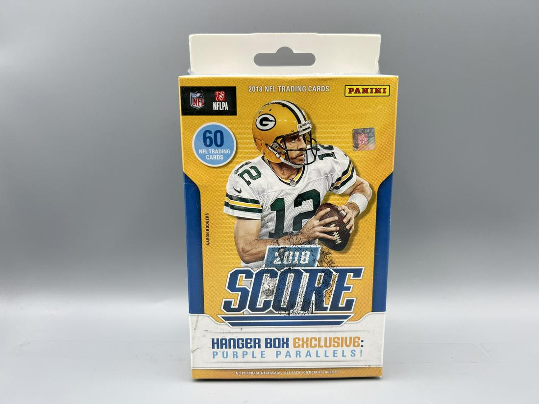 2018 Score Football Hanger Box - Possible Lamar Jackson & Josh Allen RC's? (1 of 2)