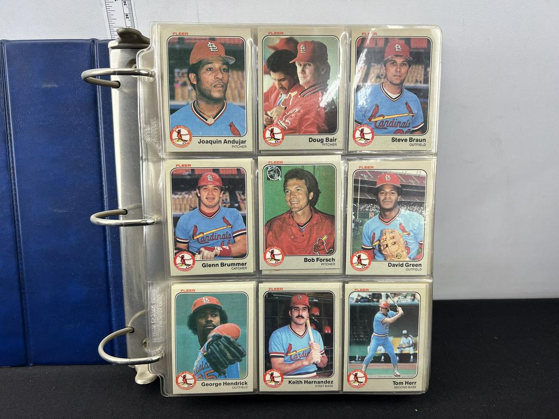 1983 Fleer Baseball Complete Set In Binder - Wade Boggs, Tony Gwynn, & Ryne Sandberg RC's (1 of 7)
