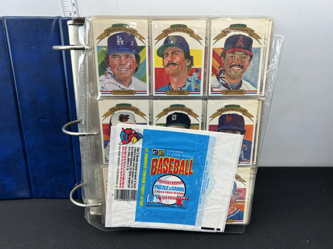 1983 Donruss Baseball Complete Set In Binder - Wade Boggs, Tony Gwynn, & Ryne Sandberg RC's: Set appears complete but unverified