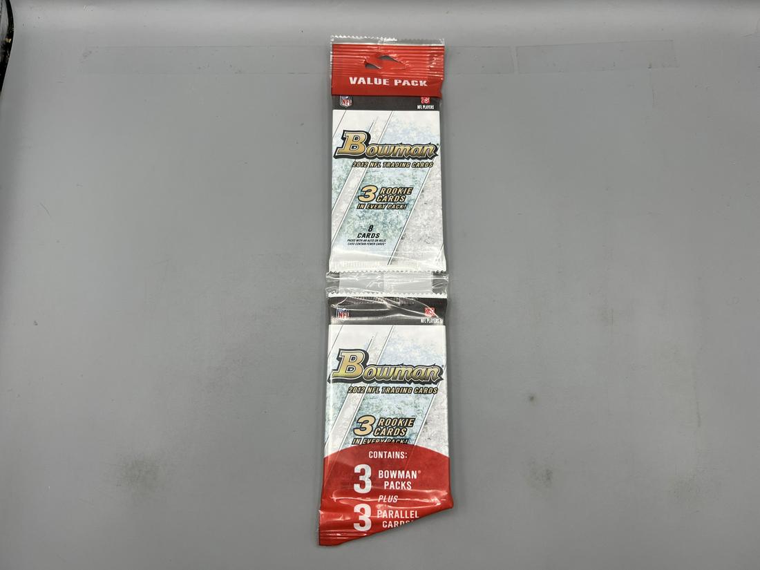 2012 Bowman Football Value Pack - Possible Russell Wilson RC?: 2012 Bowman Football Value Pack - Possible Russell Wilson RC?