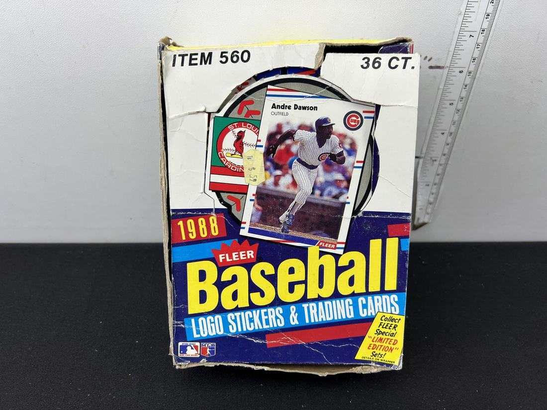 1988 Fleer Baseball Complete Box (1 of 2)