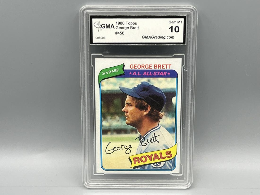 1980 Topps George Brett #450 GMA 10: 1980 Topps George Brett #450 GMA 10