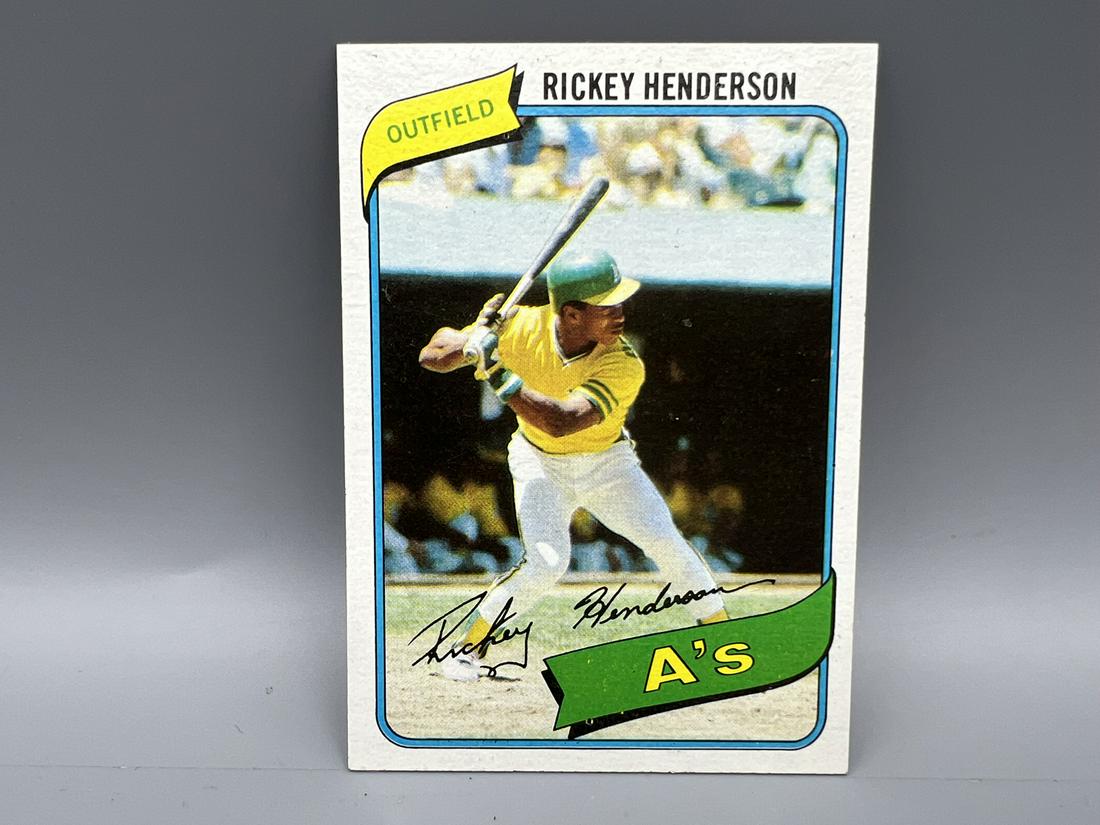 1980 Topps Rickey Henderson RC #482 (1 of 2)