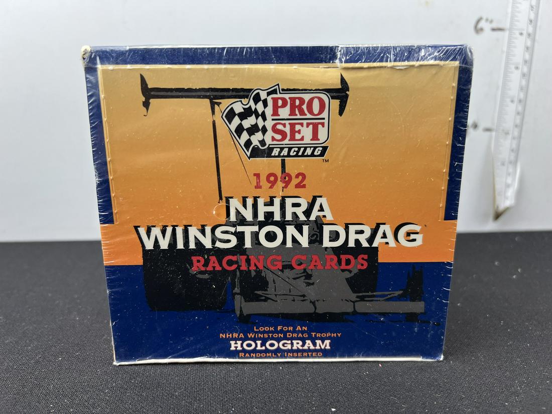 1992 Pro Set NHRA Winston Drag Racing Cards Sealed Box (1 of 2)