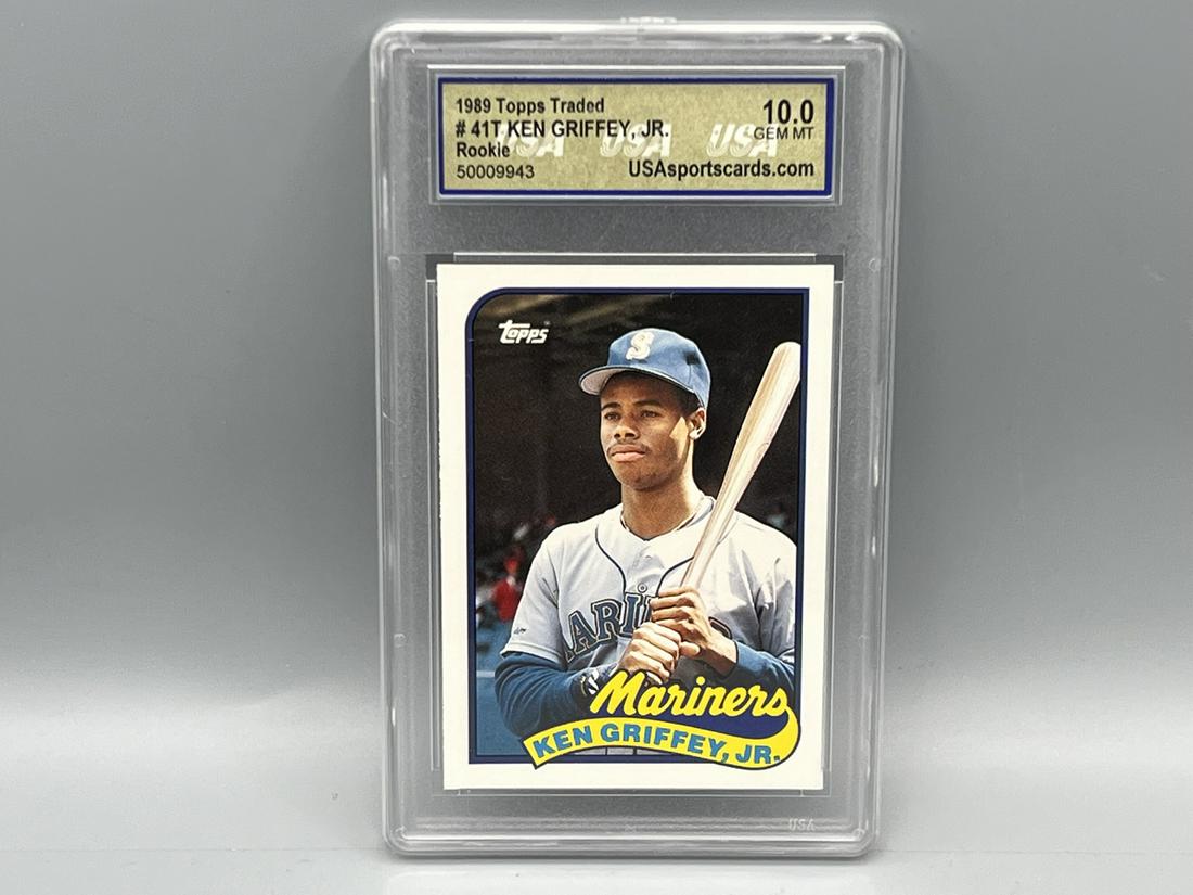 1989 Topps Traded Ken Griffey Jr. RC #41T USA 10 (1 of 2)