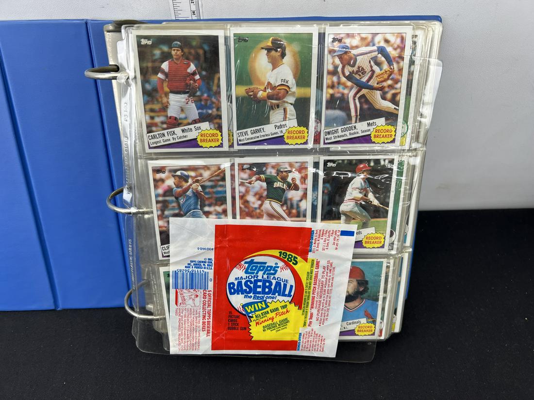 1985 Topps Baseball Complete Set In Binder - Roger Clemens, Mark McGwire, & Kirby Puckett RC's (1 of 7)
