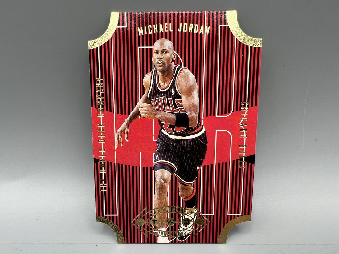 1996 Upper Deck Michael Jordan Fastbreak Connections Die Cut Insert #FB23 (1 of 2)