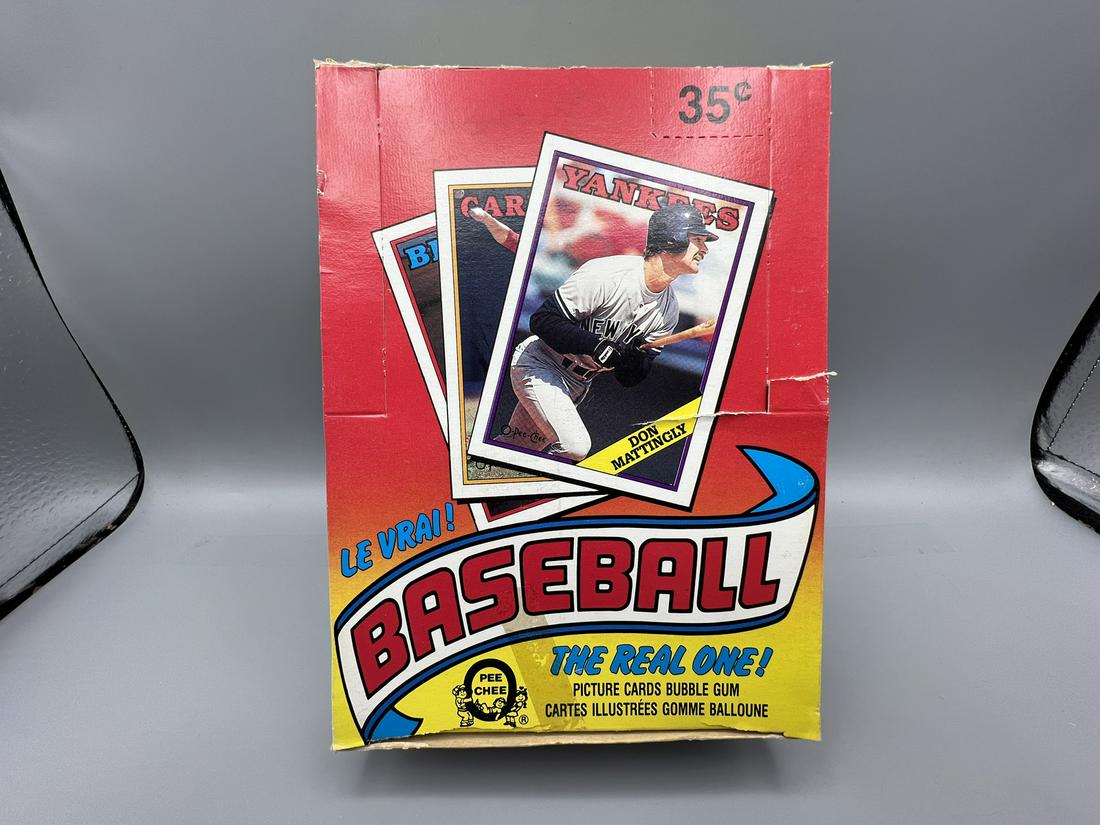 1988 O-Pee-Chee Baseball Complete Wax Box (1 of 2)