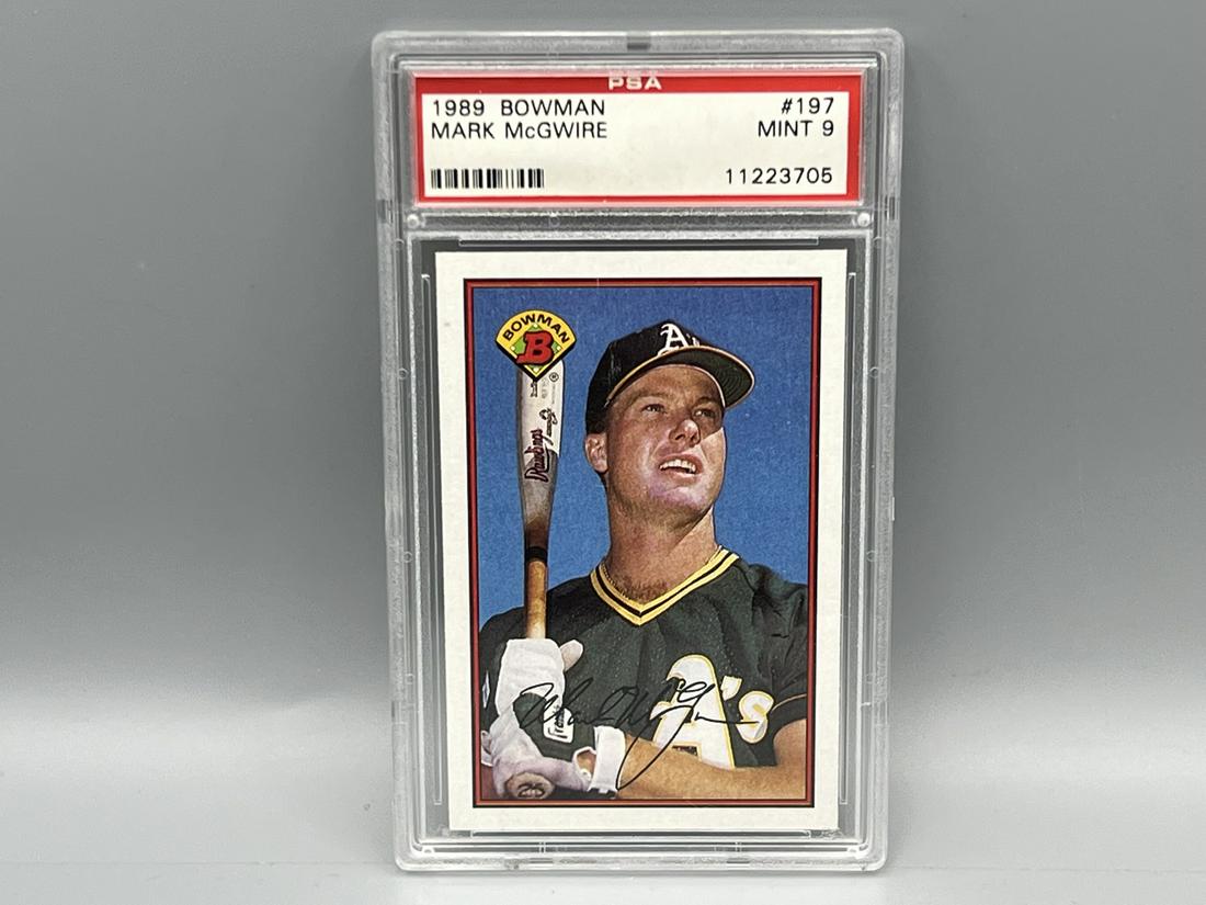 1989 Bowman Mark McGwire #197 PSA Mint 9 (1 of 2)