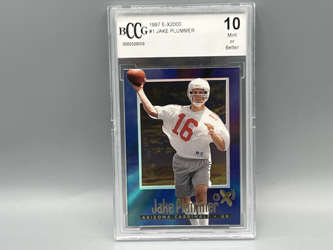 1997 Skybox EX-2000 Jake Plummer RC #1 BCCG Mint 10 (1 of 2)