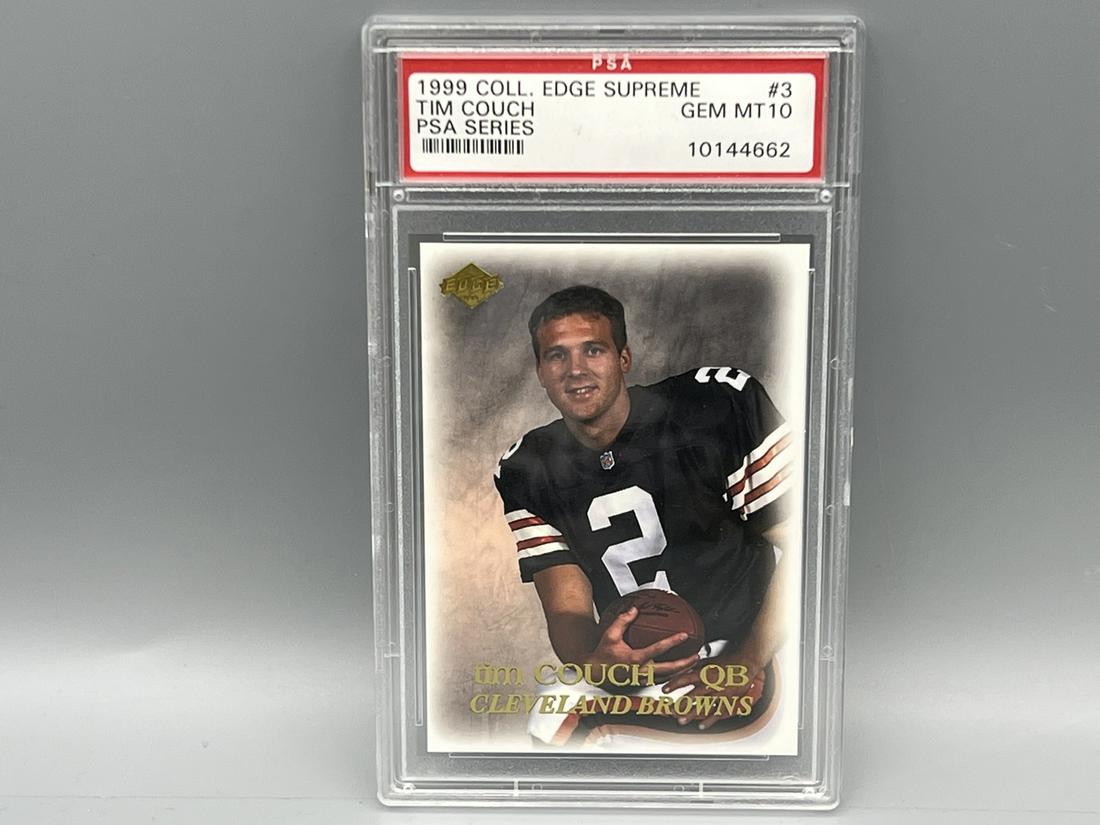 1999 Collectors Edge Supreme Tim Couch RC #3 PSA Gem Mint 10 (1 of 2)