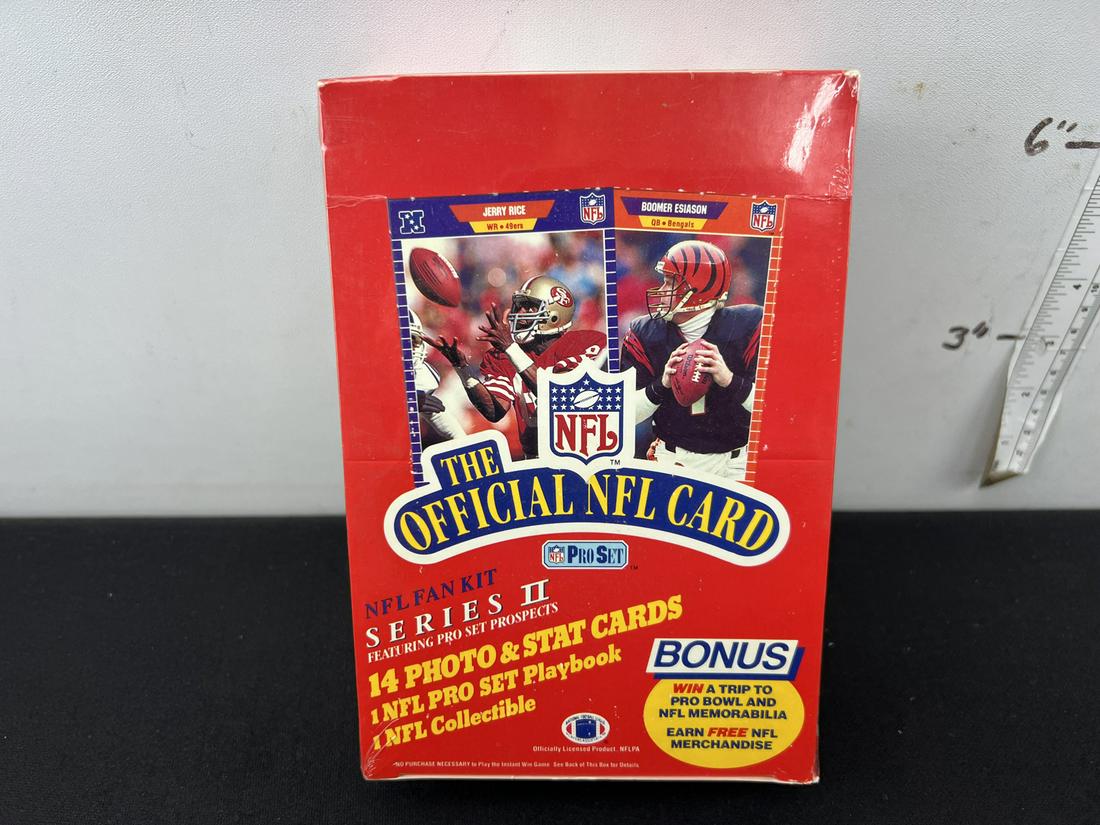 1989 Pro Set Football Series 2 Sealed Box - Possible Rookies of Barry Sanders, Troy Aikman (1 of 2)