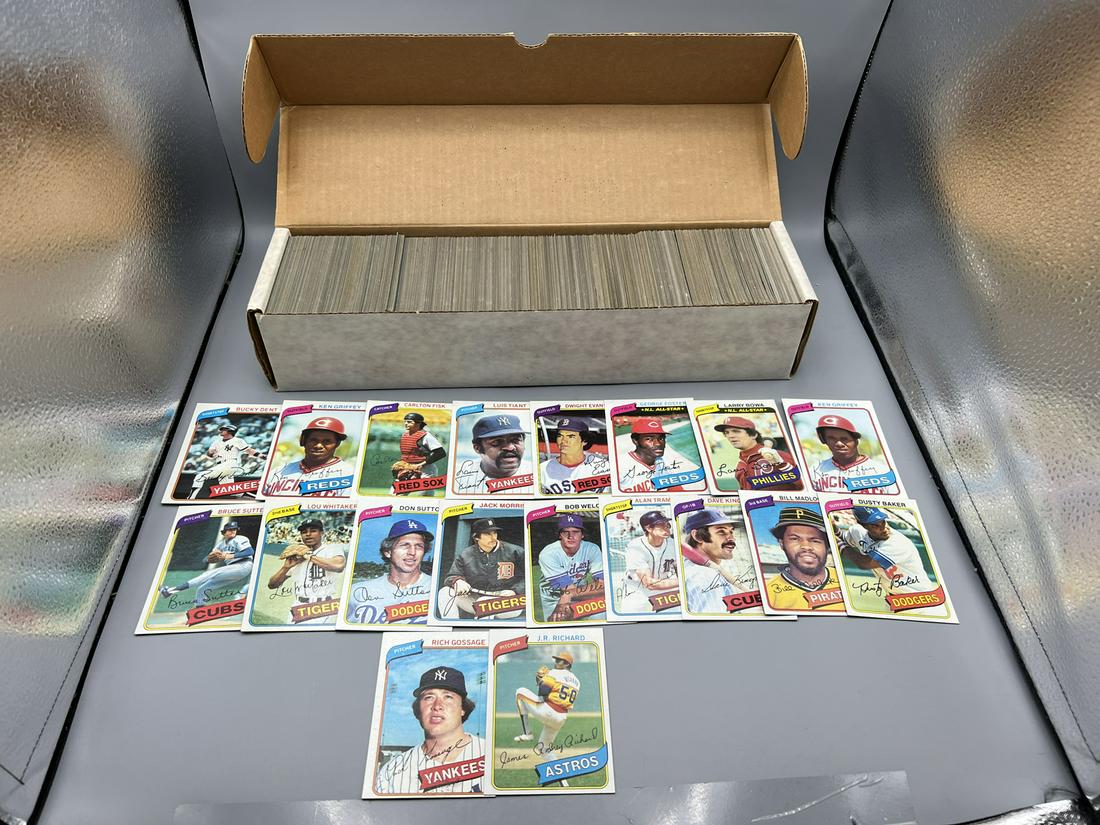 1980 Topps Baseball 700+ Count Partial Set W/ Many Stars (1 of 7)