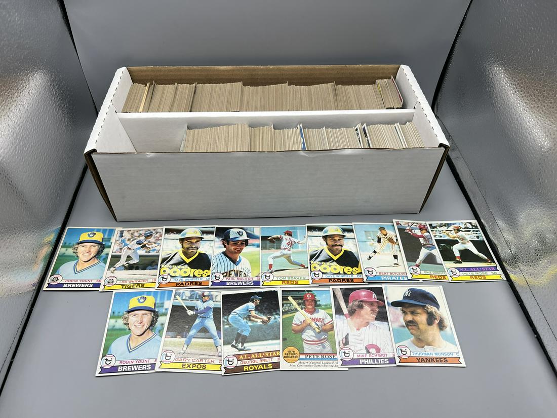 1979 Topps Baseball 1350+ Count Partial Set W/ Many Stars - Includes Some O-Pee-Chee Versions (1 of 9)