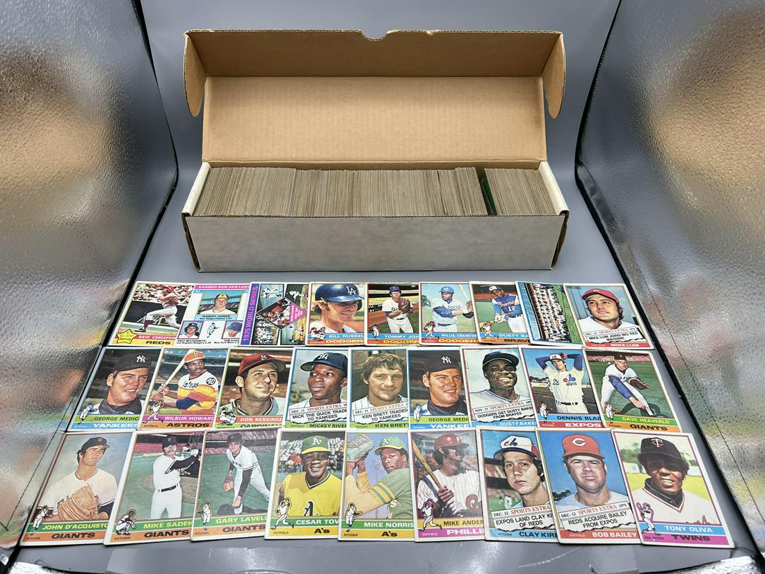 1976 Topps Baseball 700+ Count Partial Set W/ Some Stars (1 of 9)
