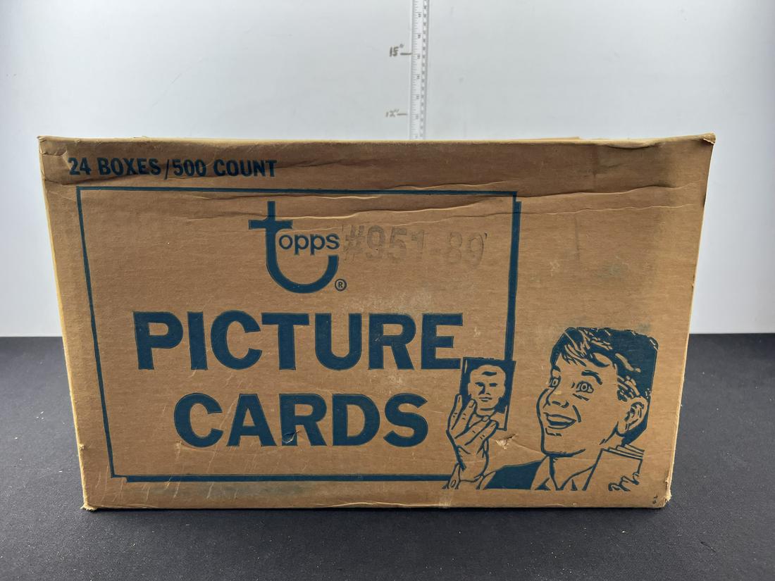 1989 Topps Baseball Sealed Vending 24 Box Case - Possible Rookies of Craig Biggio, John Smoltz, (1 of 4)