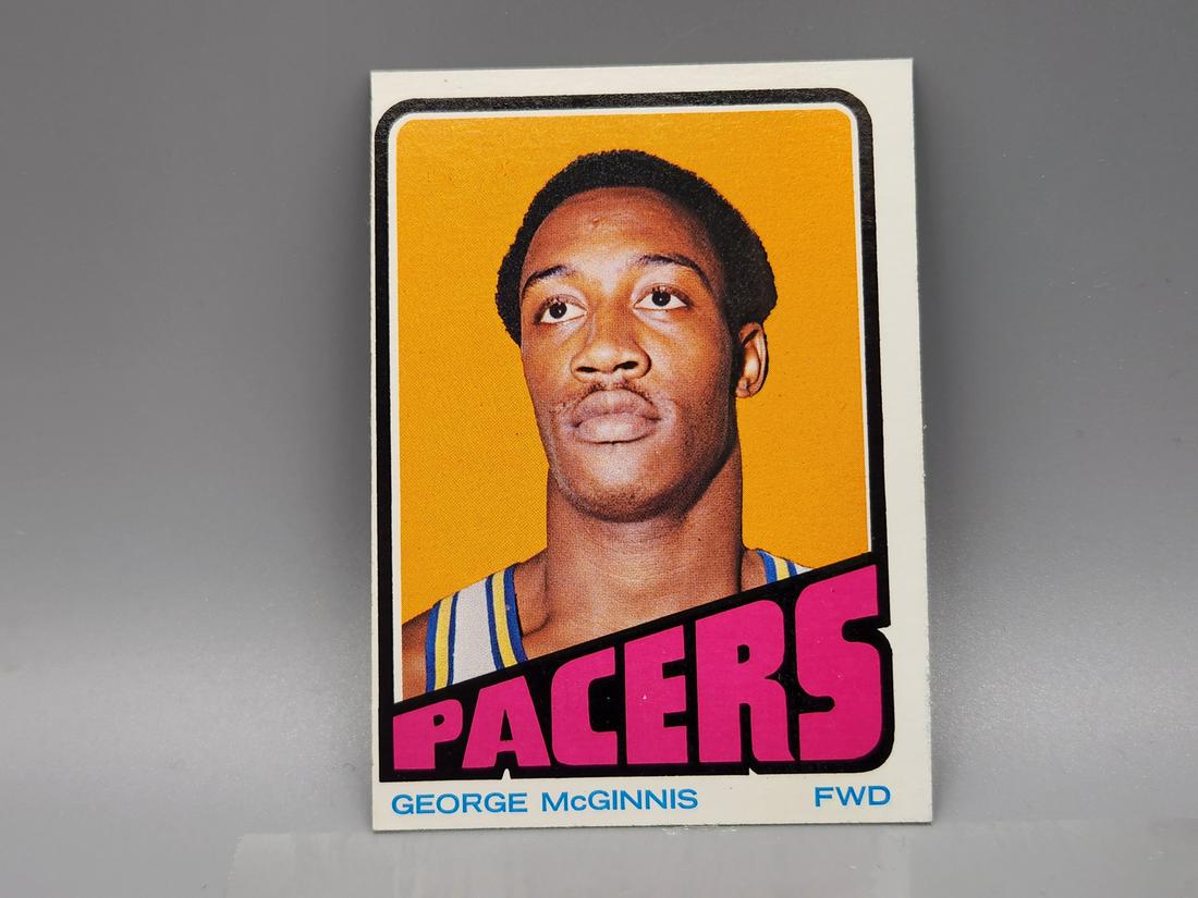 1972 Topps George McGinnis #183 Rookie HOF: 1972 Topps George McGinnis #183 Rookie HOF