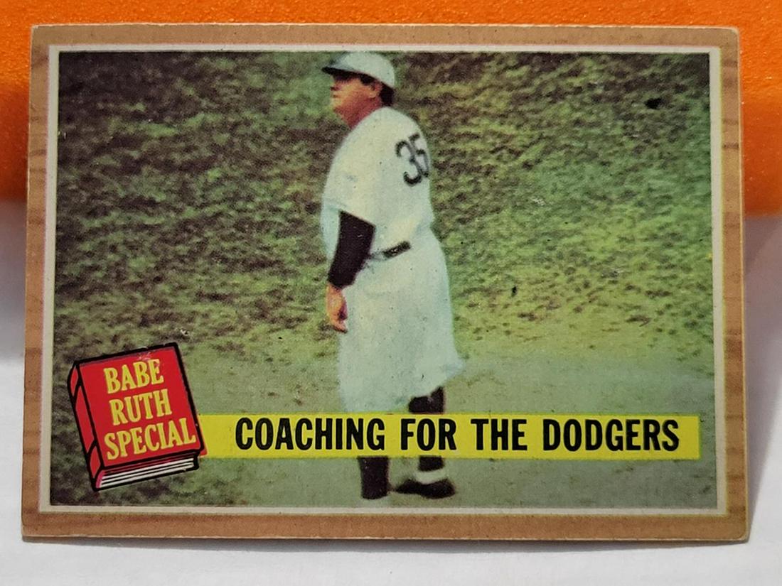 1962 Topps Baseball #142 Babe Ruth: 1962 Topps Baseball #142 Babe Ruth