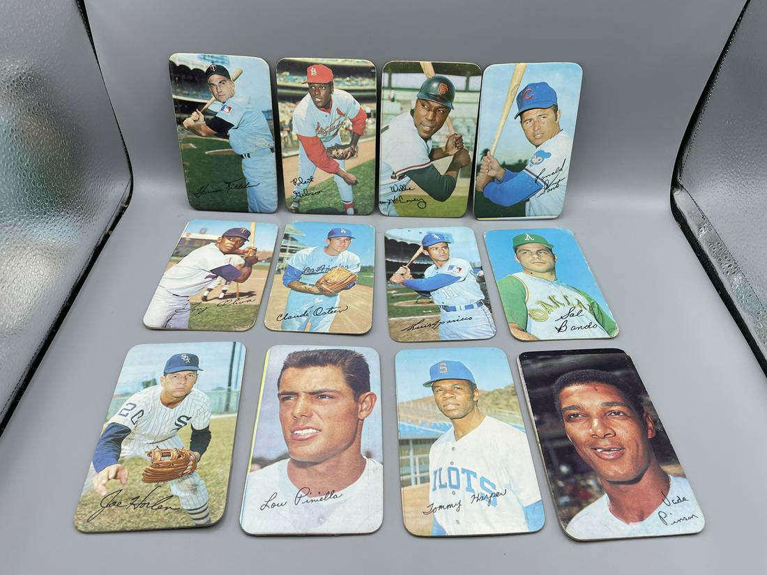 1970 Topps Super Baseball Lot of 12 - Harmon Killebrew, Bob Gibson, Willie McCovey, Ron Santo (1 of 14)