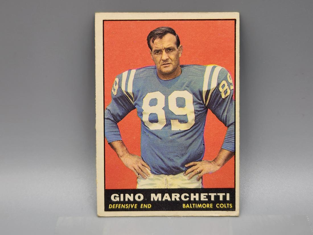 1961 Topps Gino Marchetti #7 HOF: 1961 Topps Gino Marchetti #7 HOF