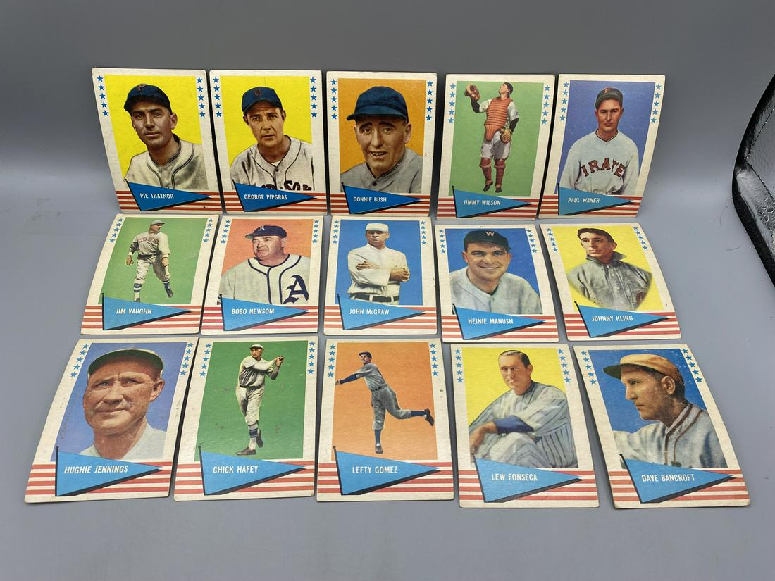 1961 Fleer BB 15 Diff - #7, 27, 34, 39, 47, 52, 57, 60, 67, 82, 85, 88, 96, 134, 144 (1 of 2)