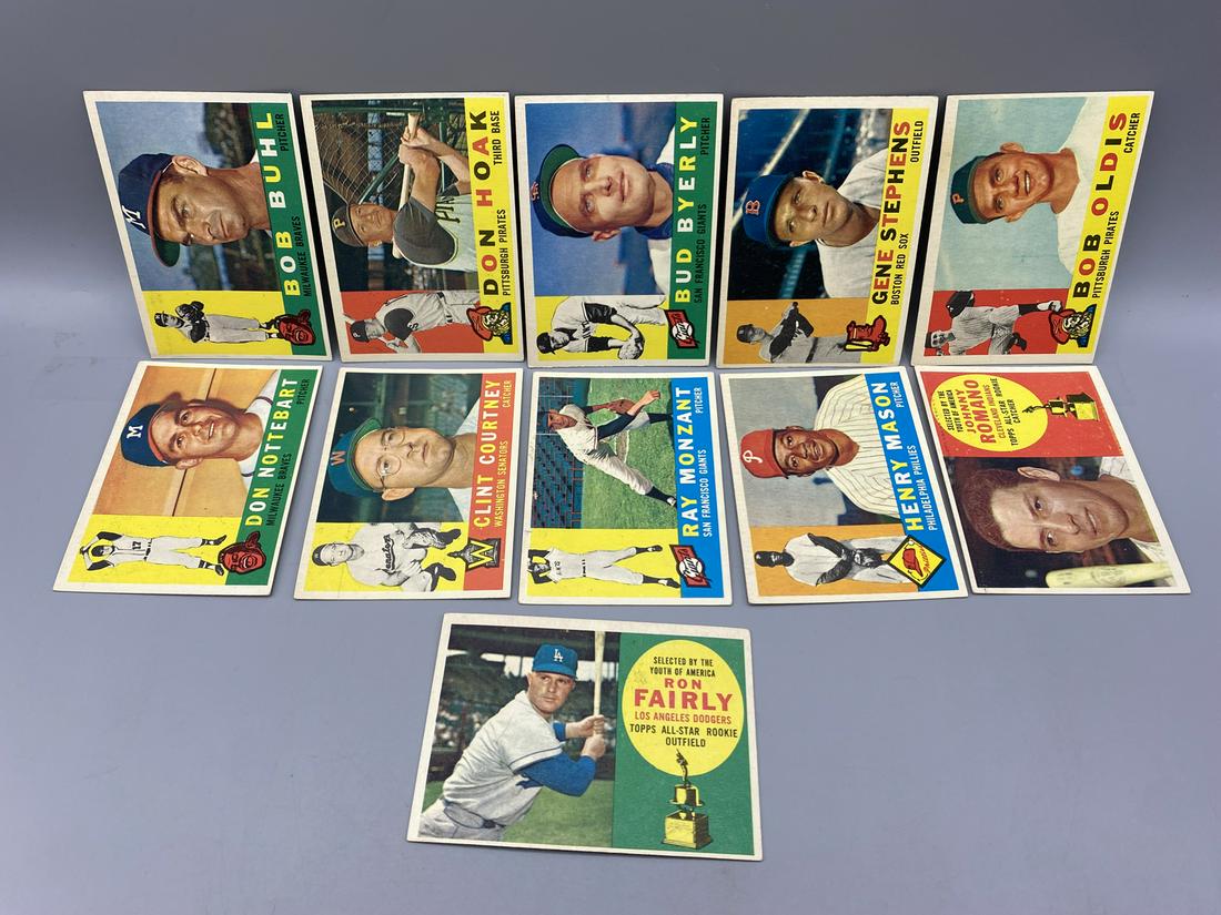11 - 1960 Topps BB All Diff. #321, 323, 331, 338, 344, 351, 361, 363, 371, 373, 374 (1 of 2)