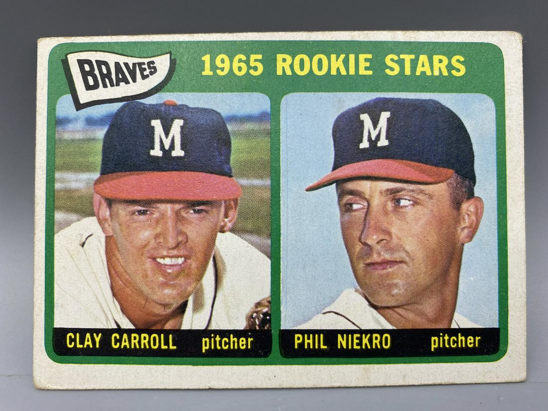 1965 Topps BB #461 Phil Niekro RC (1 of 2)