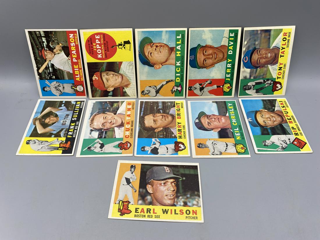 11 - 1960 Topps BB - #241, 249, 265, 273, 277, 279, 280, 294, 301, 308, 319 (1 of 2)