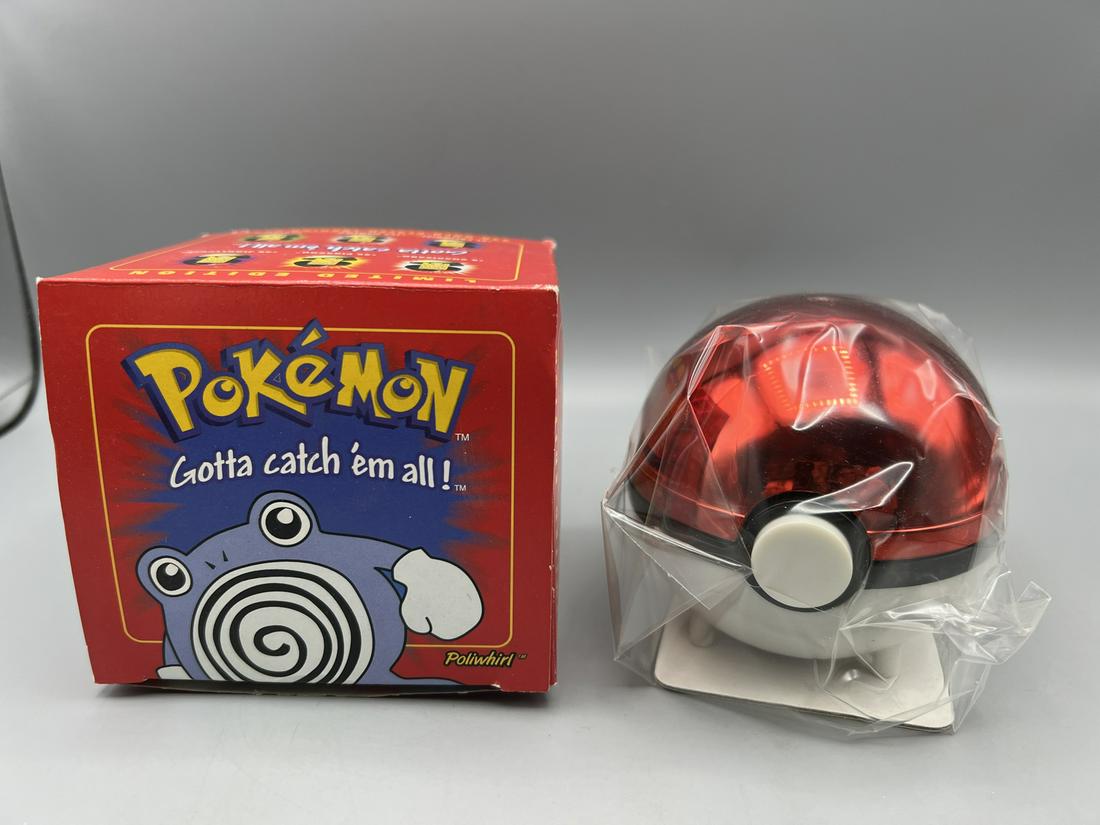 1999 Burger King Pokemon Poliwhirl 23K Gold-Plated Card in Poke Ball - Still Sealed (1 of 2)