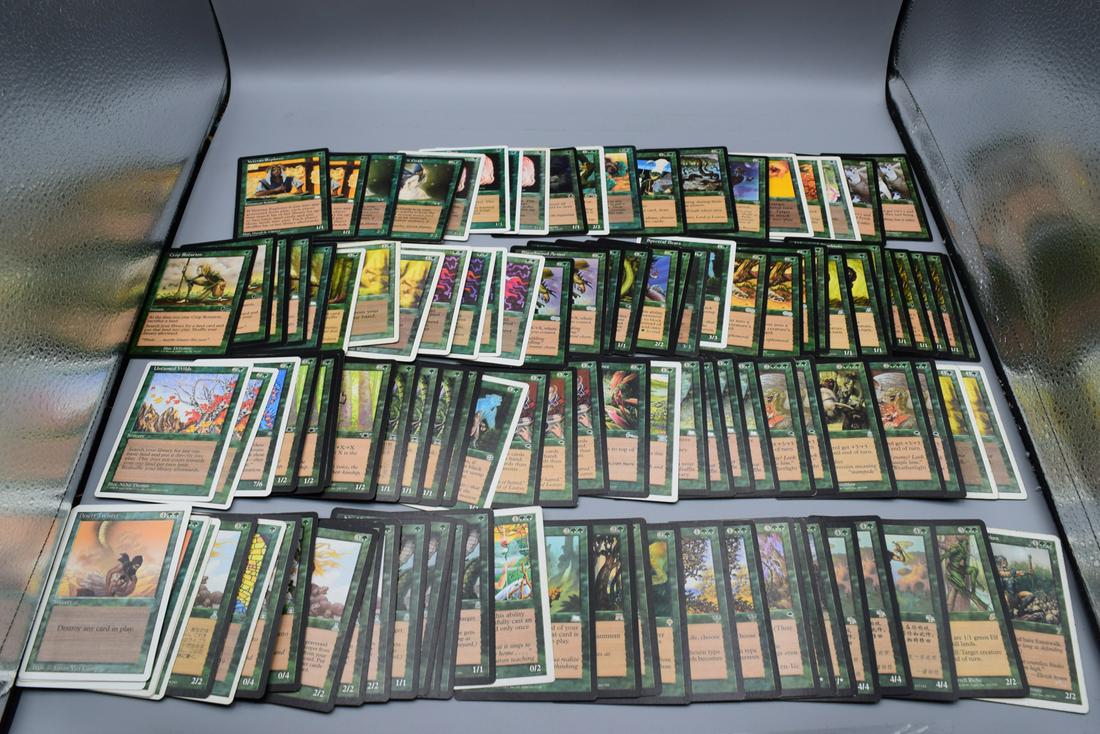 Magic The Gathering MTG Old Border Green Lot (1 of 4)