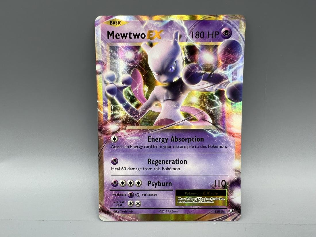 Pokemon XY Evolutions Mewtwo EX Holofoil #52/108 (1 of 2)