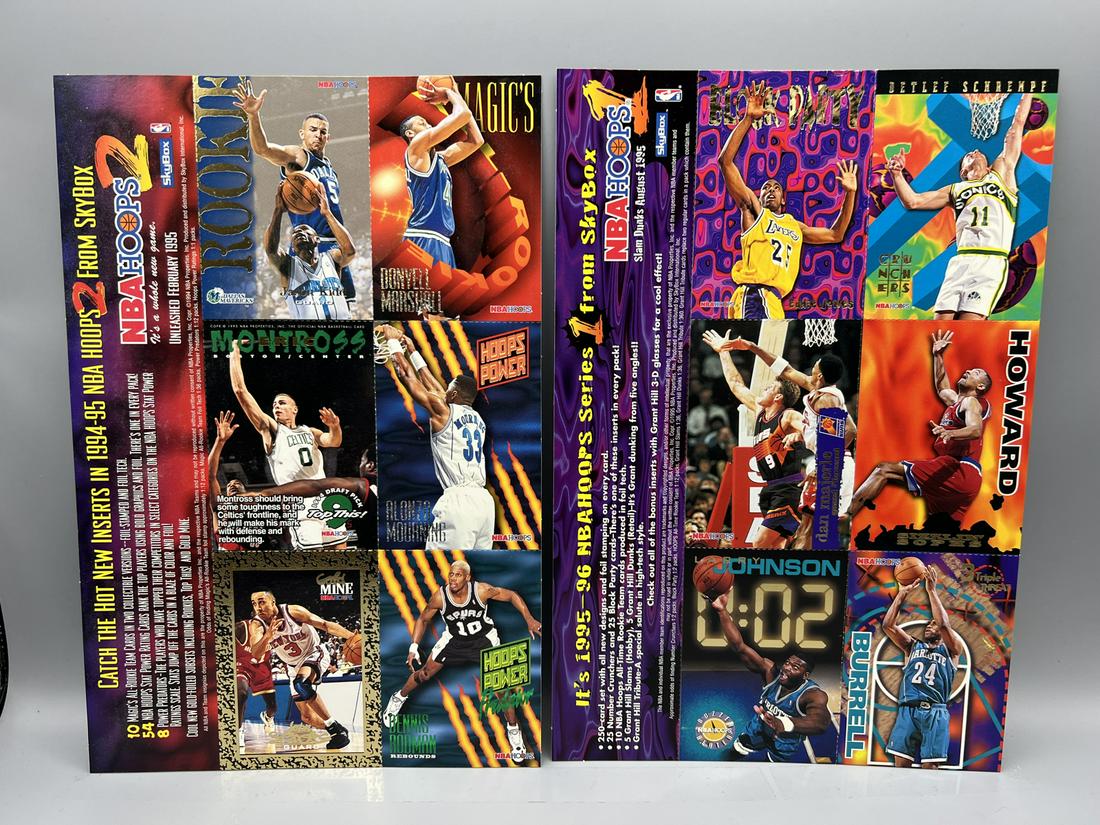 1996-97 NBA Hoops Basketball Uncut Sheets - Jason Kidd RC (1 of 2)