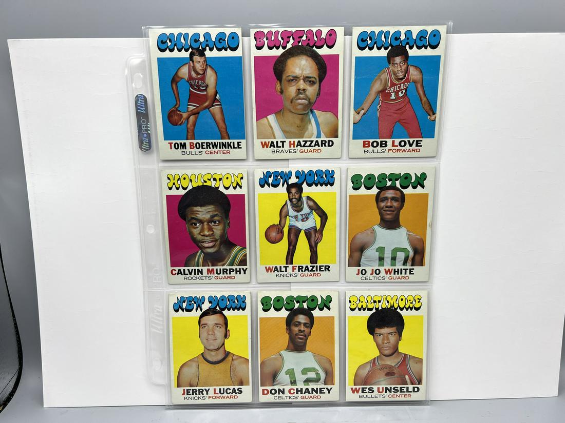 Lot of Assorted 1971-72 Topps Basketball Cards W/ Some Stars - Varying Conditions - Walt Frazier, (1 of 16)