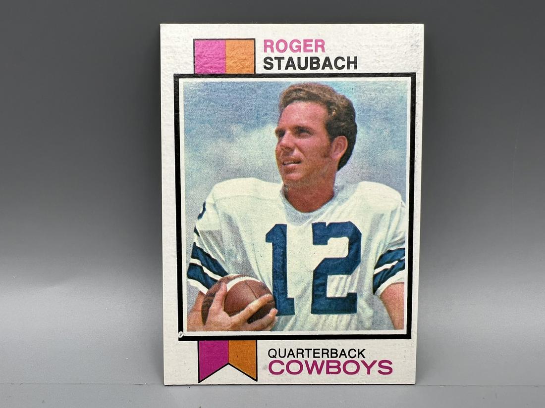 1973 Topps Roger Staubach 2nd Year Card #475: 1973 Topps Roger Staubach 2nd Year Card #475