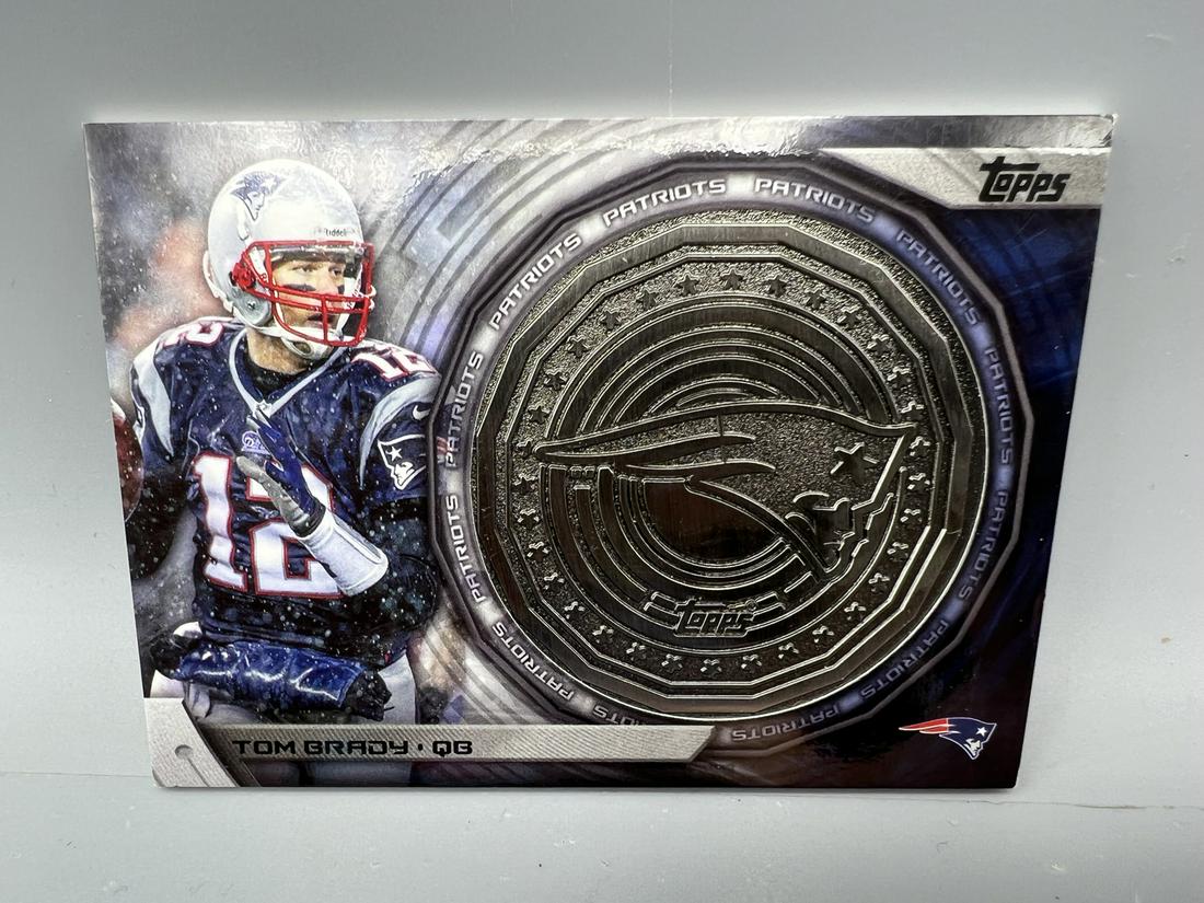 2014 Topps Tom Brady Commemorative Coin #NFLKC-TB (1 of 2)