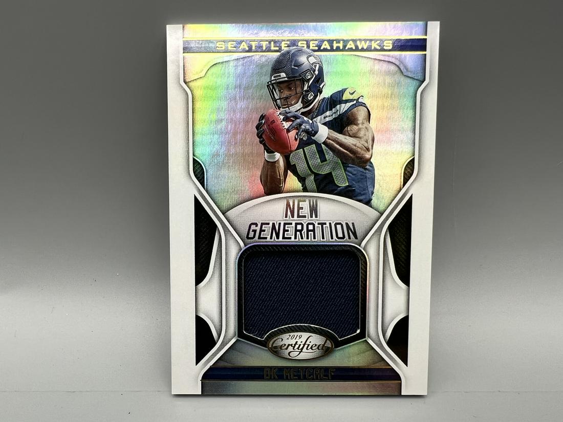 2019 Panini Certified New Generation D.K. Metcalf Rookie Jersey Card (1 of 2)