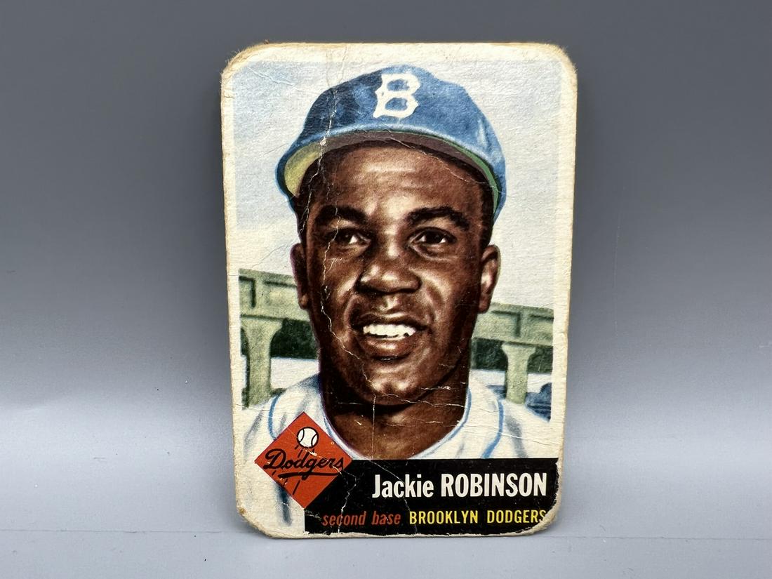 1953 Topps Jackie Robinson #1: 1953 Topps Jackie Robinson #1