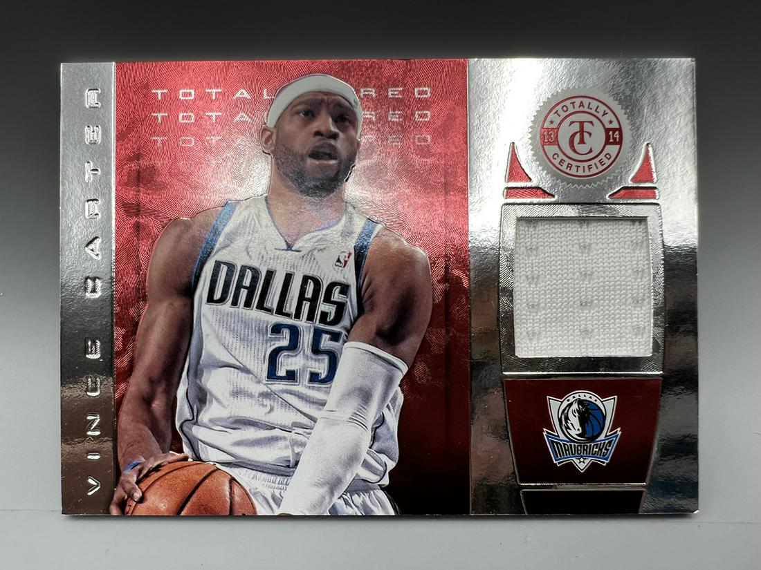 2013-14 Panini Totally Certified Vince Carter Red Game Used Jersey Card #01/99 (1 of 2)