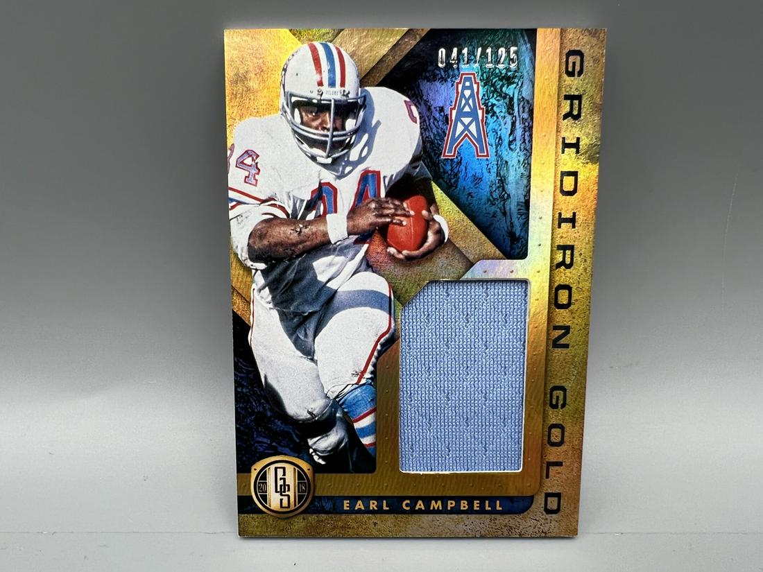 2018 Gold Standard Earl Campbell Jersey Card #041/125 (1 of 2)