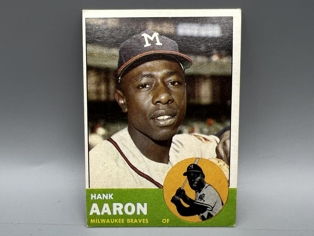 1963 Topps Hank Aaron #390 (1 of 2)