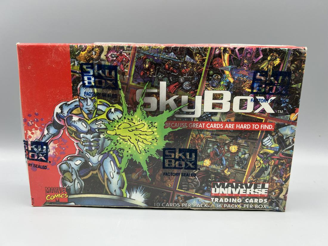 1993 Skybox Marvel Universe Series IV Sealed Box (1 of 3)