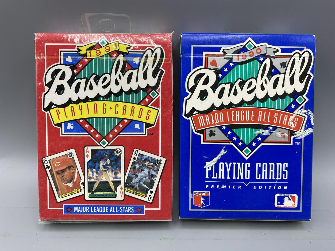 1990 & 1991 Baseball Playing Card Sets (1 of 2)