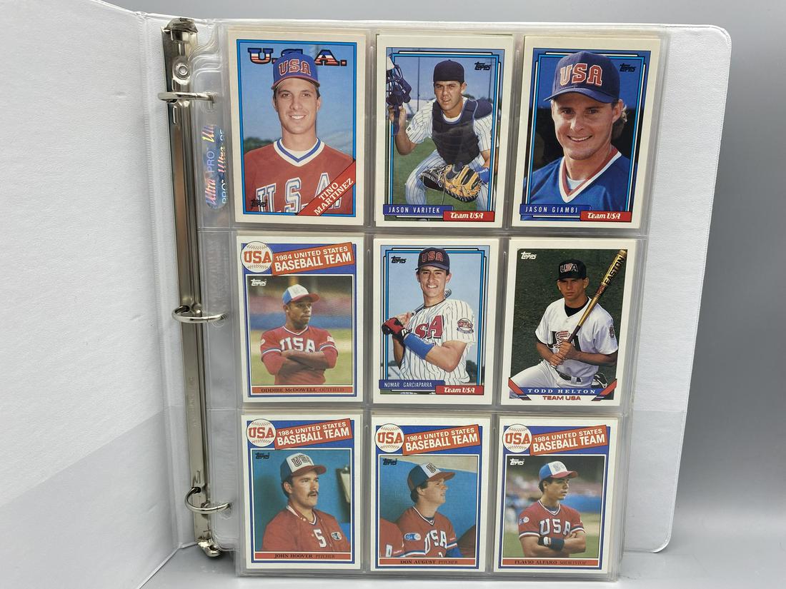 Binder Full Of Baseball Cards W/ Some Star Rookies - Jason Giambi RC, Jason Varitek RC, Nomar (1 of 12)