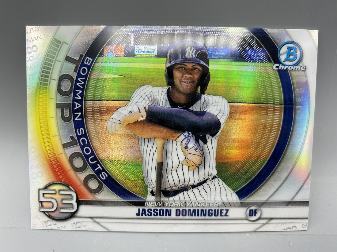 2020 Bowman Chrome Top 100 Jasson Dominguez Refractor RC #BTP-53 (1 of 2)