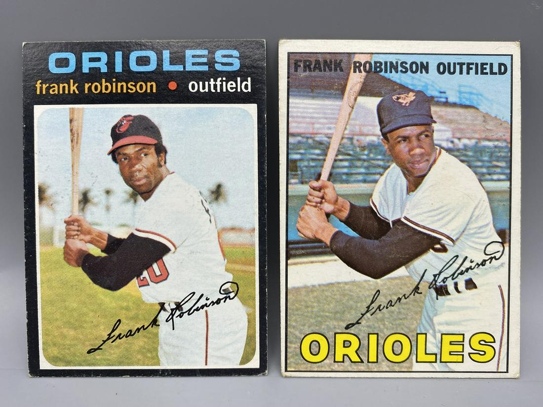 1967 Topps Frank Robinson #100 & 1971 Topps Frank Robinson #640 (1 of 2)